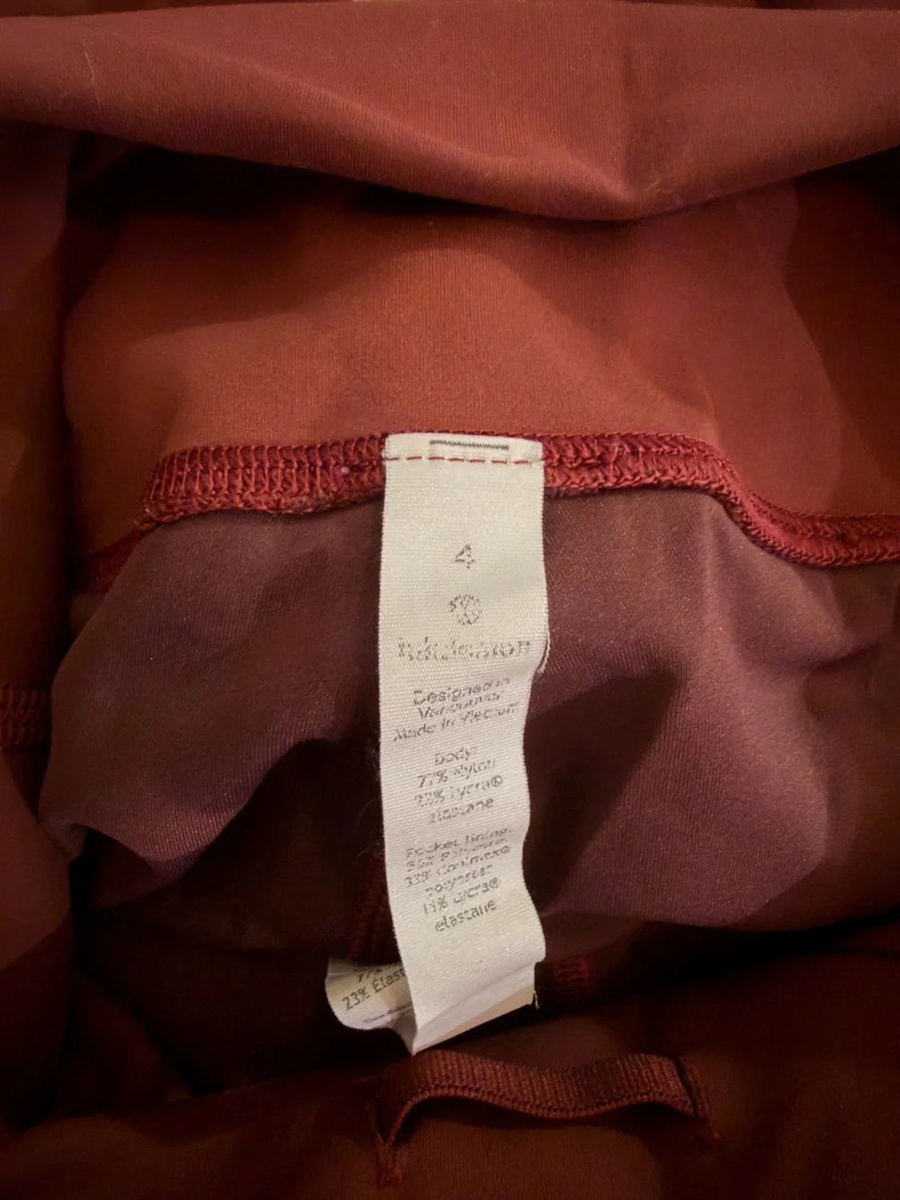 lululemon athletica Leggings in Burgundy